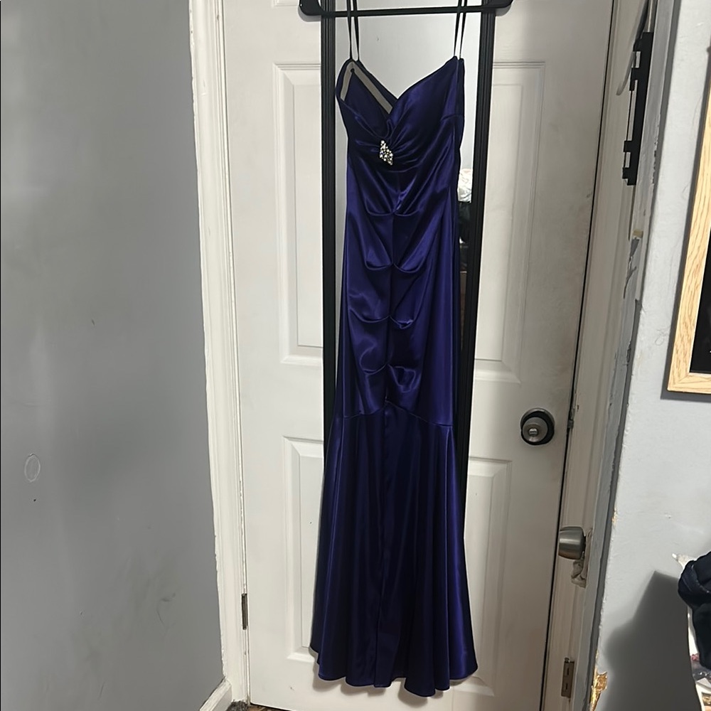Elegant Purple Evening Gown